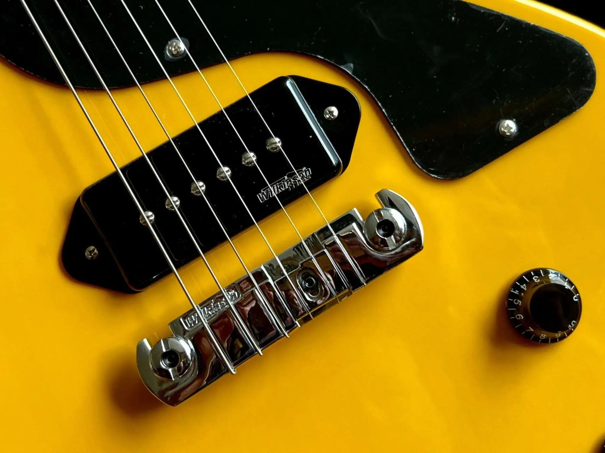 Vintage V120TVY ReIssued Electric Guitar ~ TV Yellow - Richards Guitars Of Stratford Upon Avon