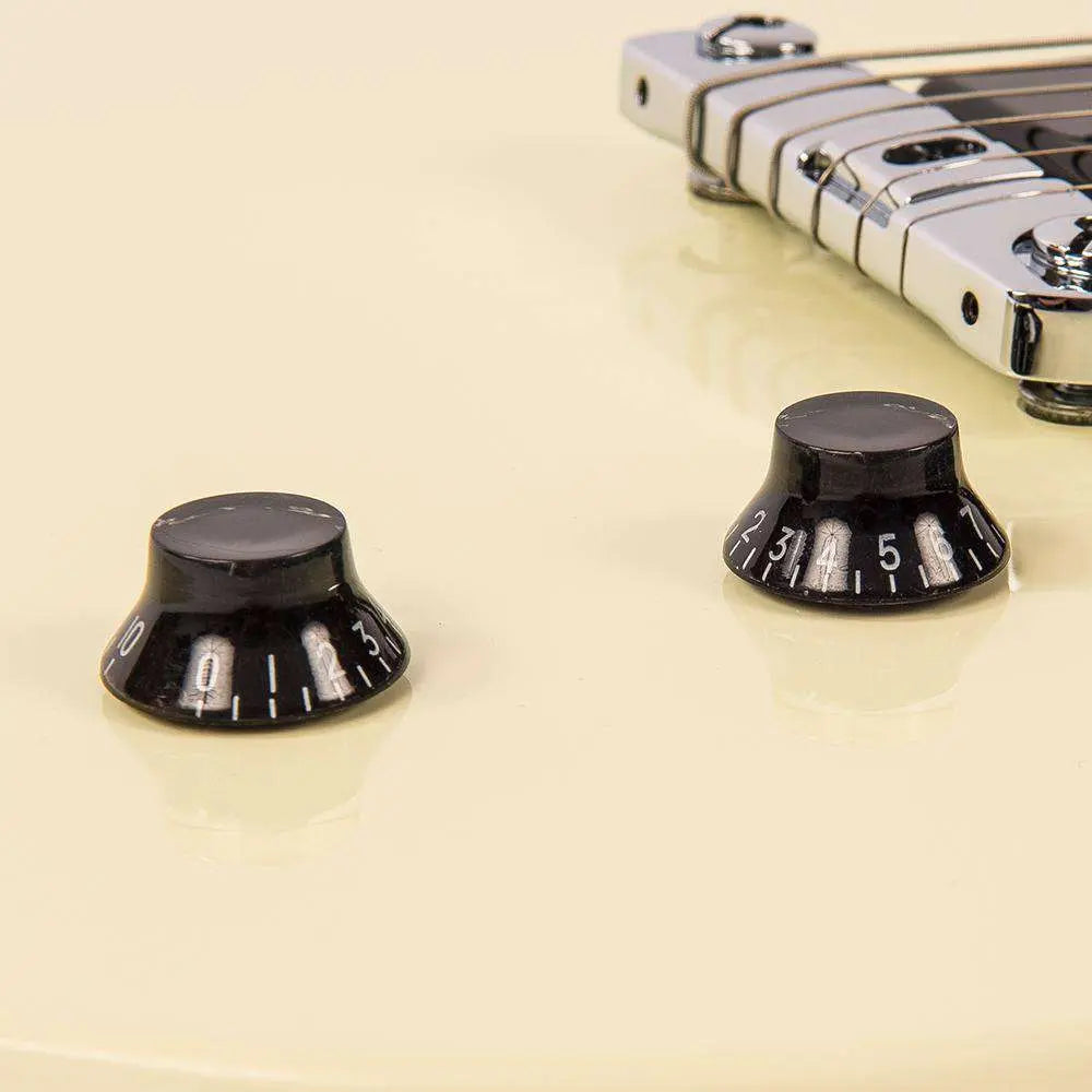 Vintage V130VW ReIssued Electric Guitar ~ Vintage White - Richards Guitars Of Stratford Upon Avon