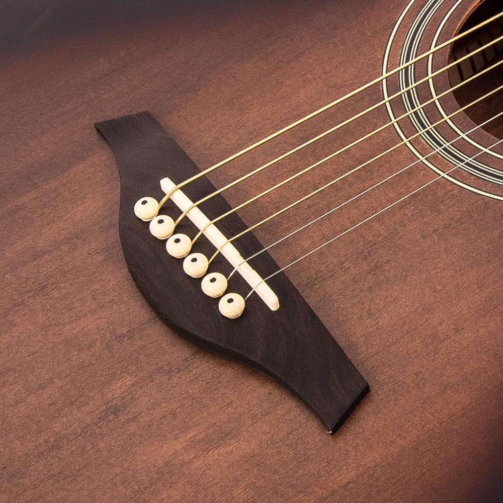 Vintage V300 Acoustic Folk Guitar Outfit ~ Antiqued - Richards Guitars Of Stratford Upon Avon