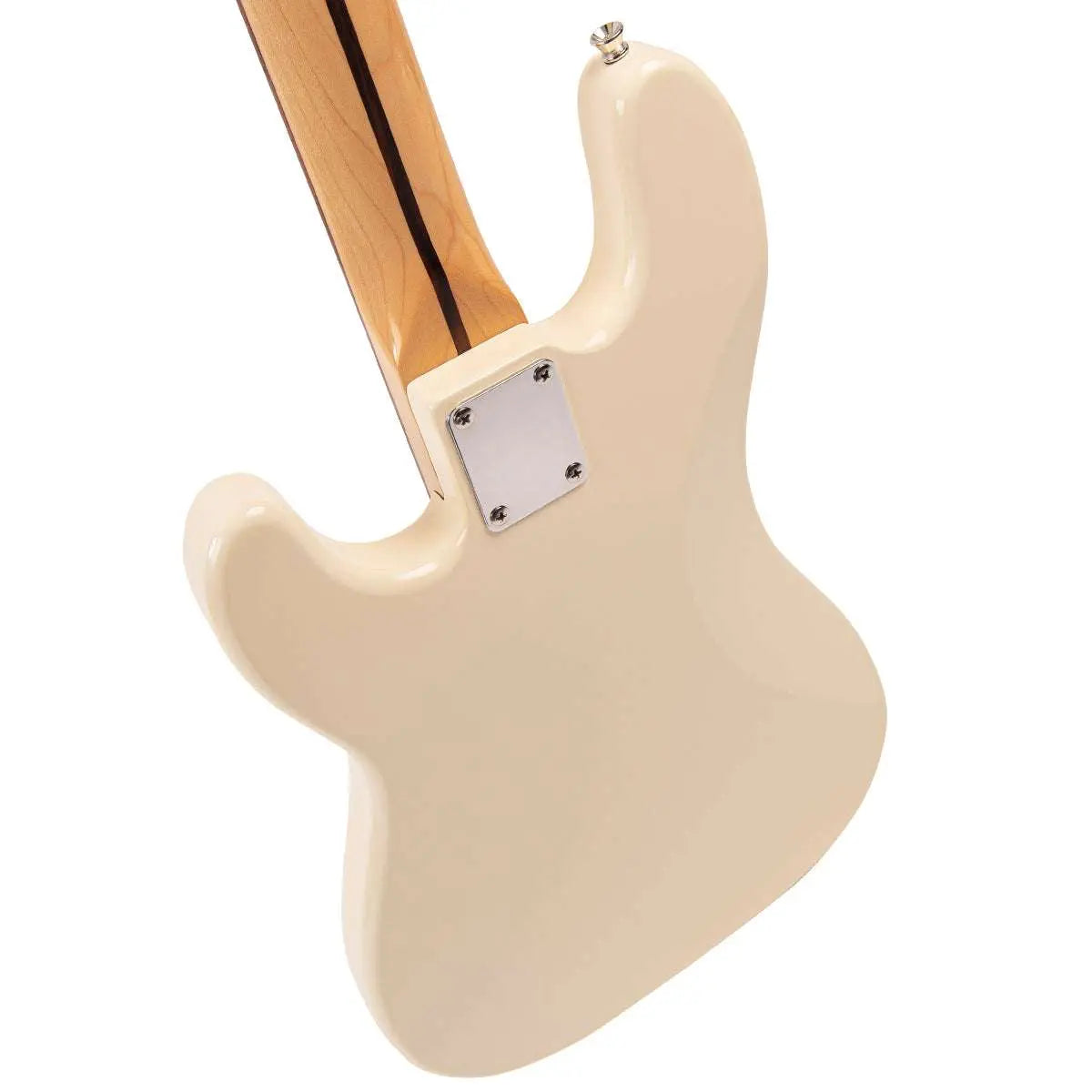 Vintage V42 ReIssued Bass Guitar ~ Vintage White - Richards Guitars Of Stratford Upon Avon