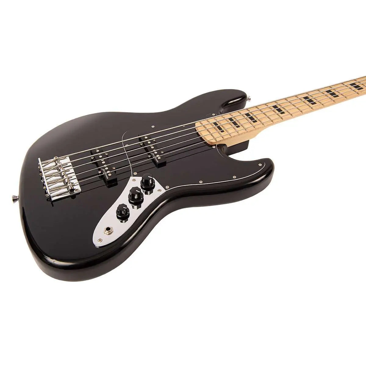 Vintage V495 Coaster Series 5 - String Bass Guitar Pack ~ Boulevard Black - Richards Guitars Of Stratford Upon Avon