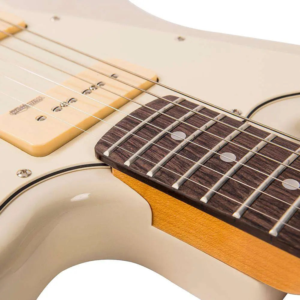 Vintage V65 HBLD ReIssued Hard Tail Electric Guitar ~ Blonde - Richards Guitars Of Stratford Upon Avon