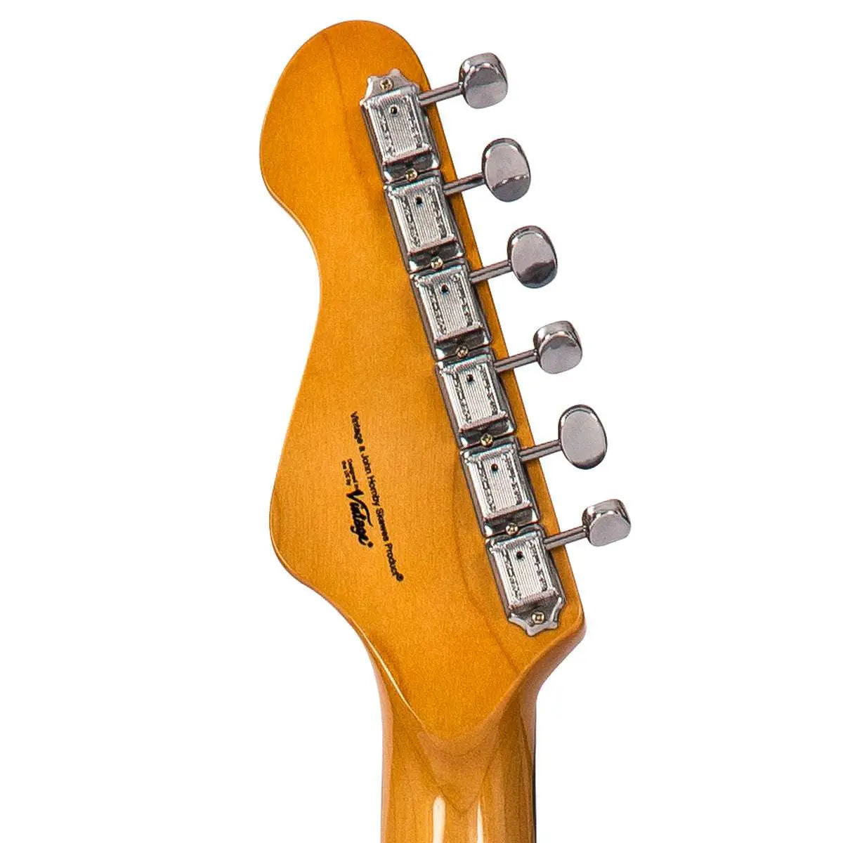 Vintage V65 VBK ReIssued Vibrato Electric Guitar ~ Boulevard Black - Richards Guitars Of Stratford Upon Avon