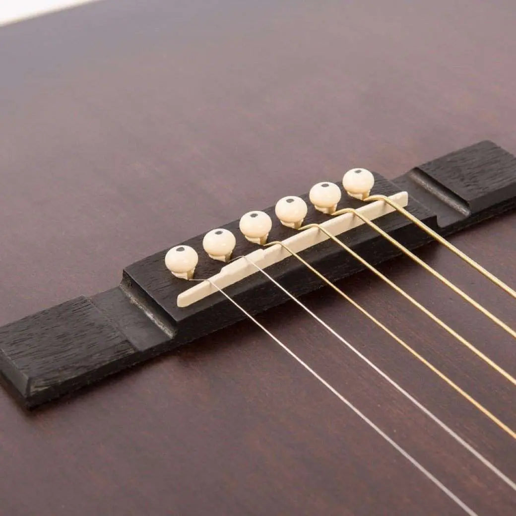 Vintage* V660AQ Historic Series 'Drop Shoulder' Acoustic Guitar ~ Aged Finish - Richards Guitars Of Stratford Upon Avon