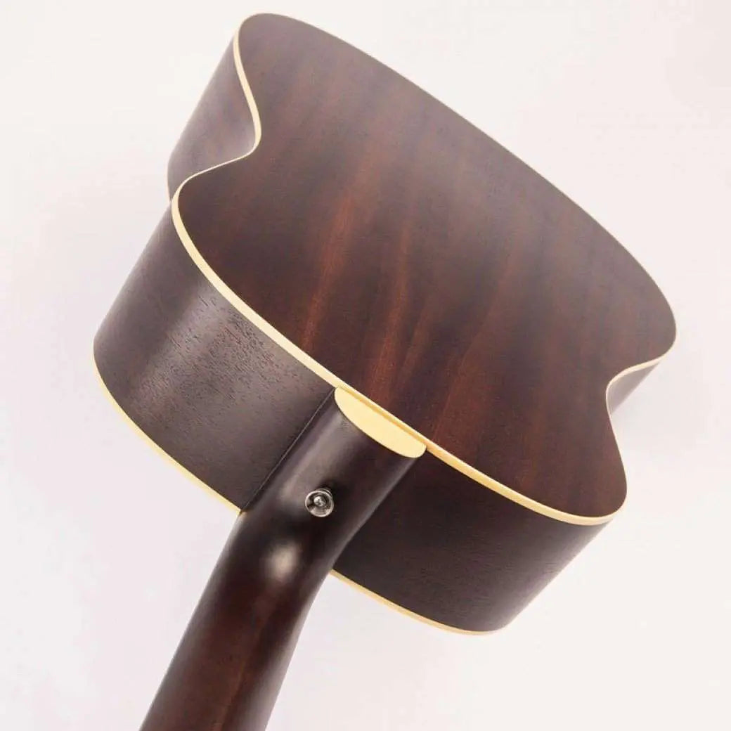 Vintage* V660AQ Historic Series 'Drop Shoulder' Acoustic Guitar ~ Aged Finish - Richards Guitars Of Stratford Upon Avon