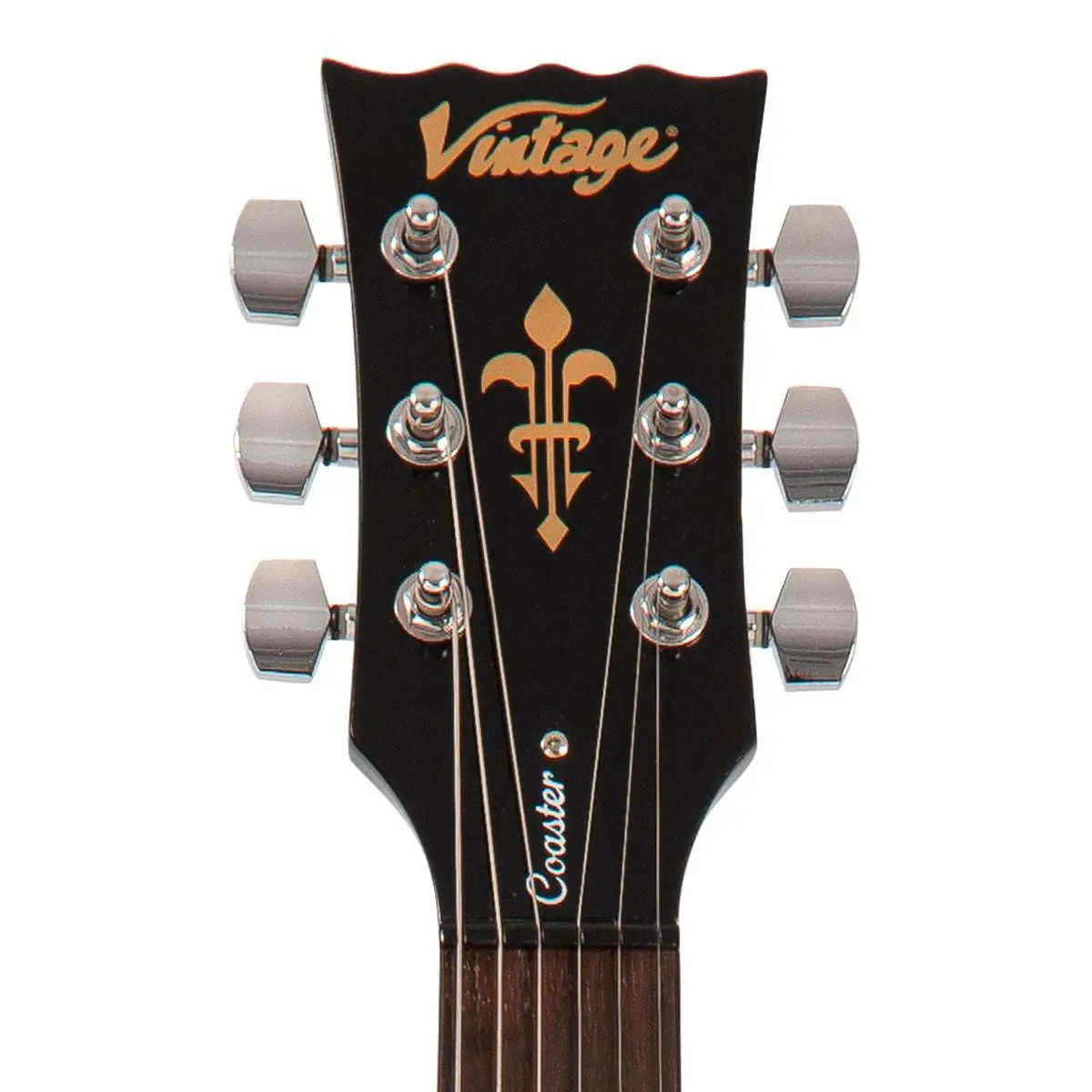 Vintage V69 Coaster Series Electric Guitar ~ Boulevard Black - Richards Guitars Of Stratford Upon Avon