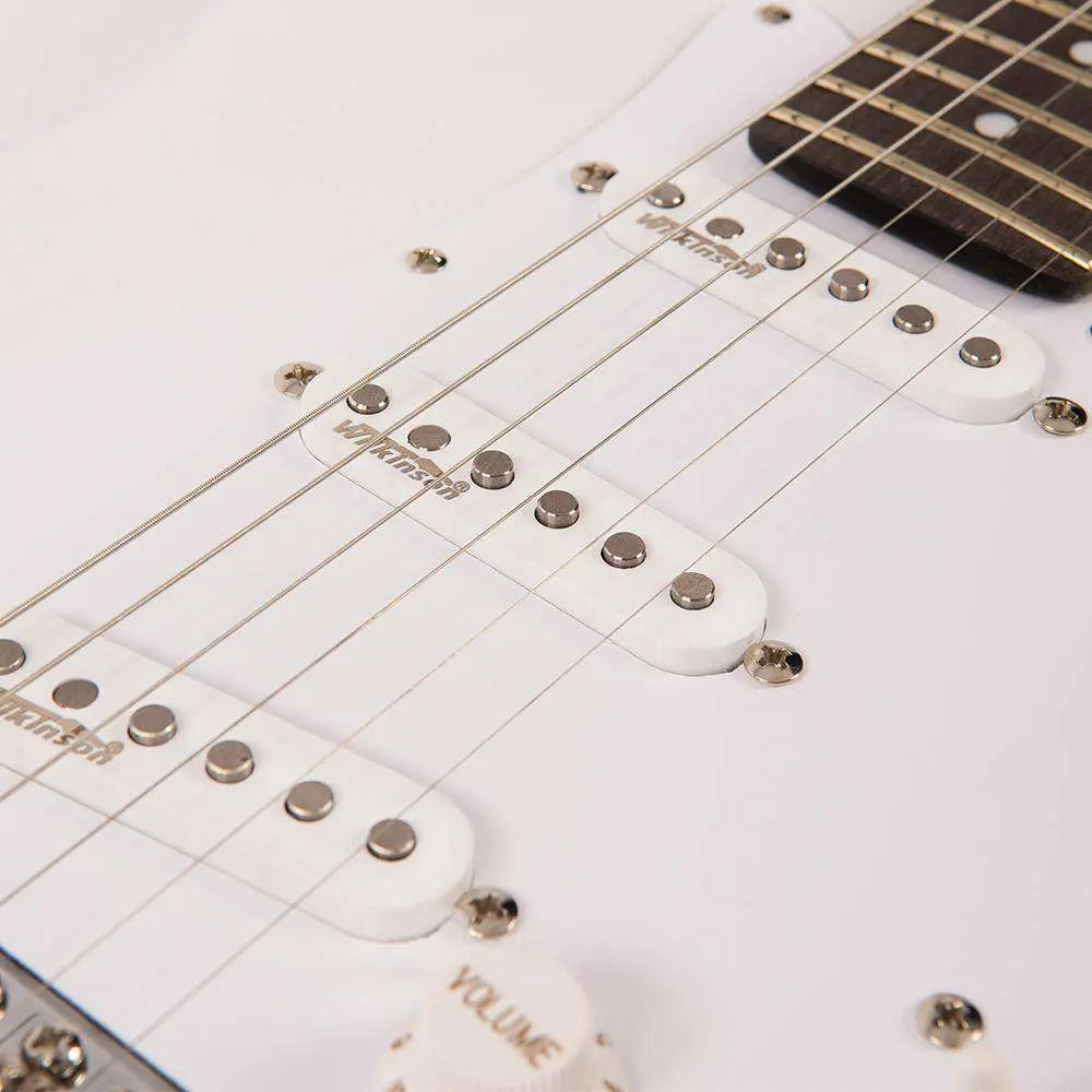 Vintage V6JMH ReIssued Electric Guitar ~ Olympia White 'Fillmore' - Richards Guitars Of Stratford Upon Avon