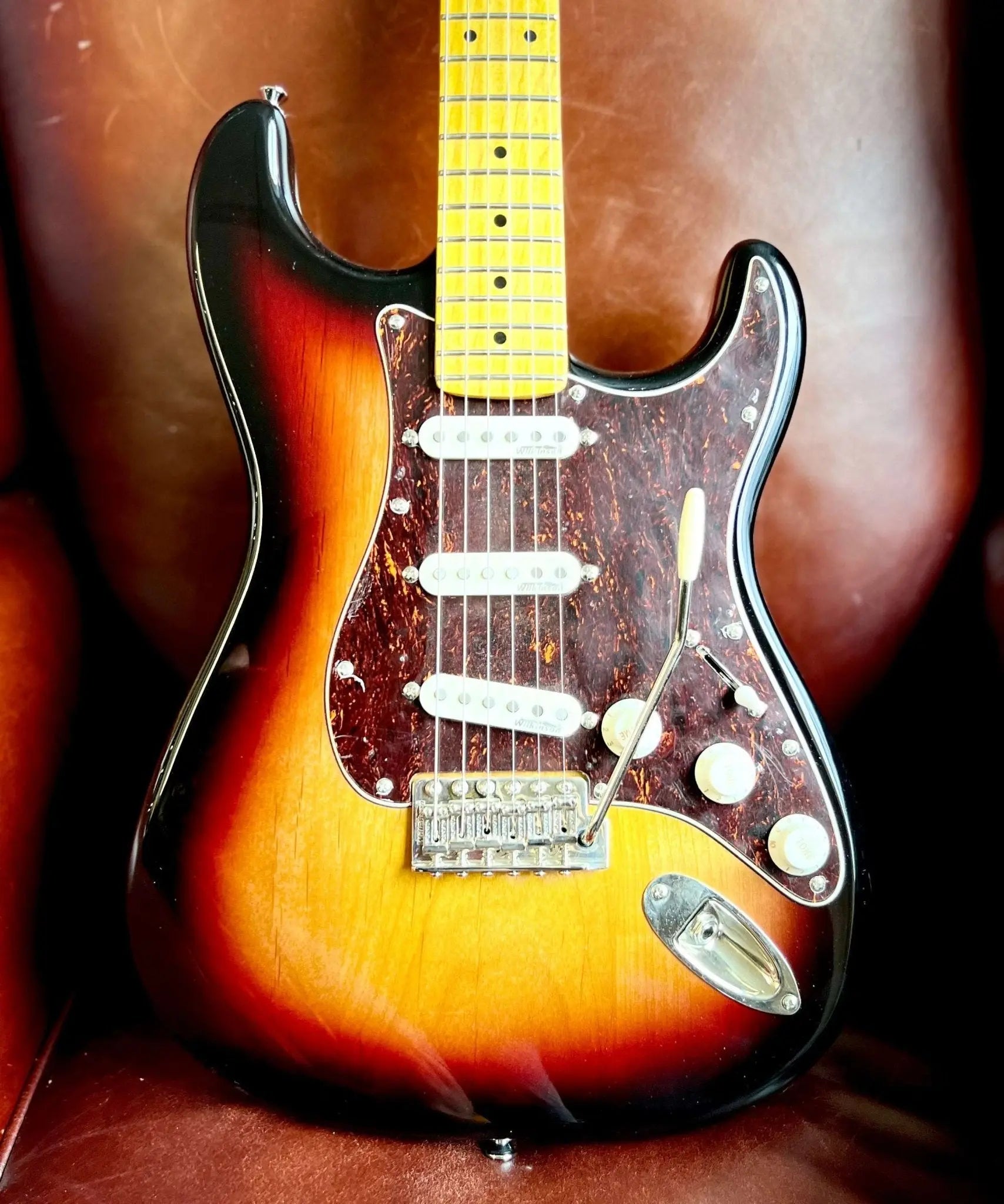 Vintage V6M ReIssued Electric Guitar ~ Sunburst - Richards Guitars Of Stratford Upon Avon