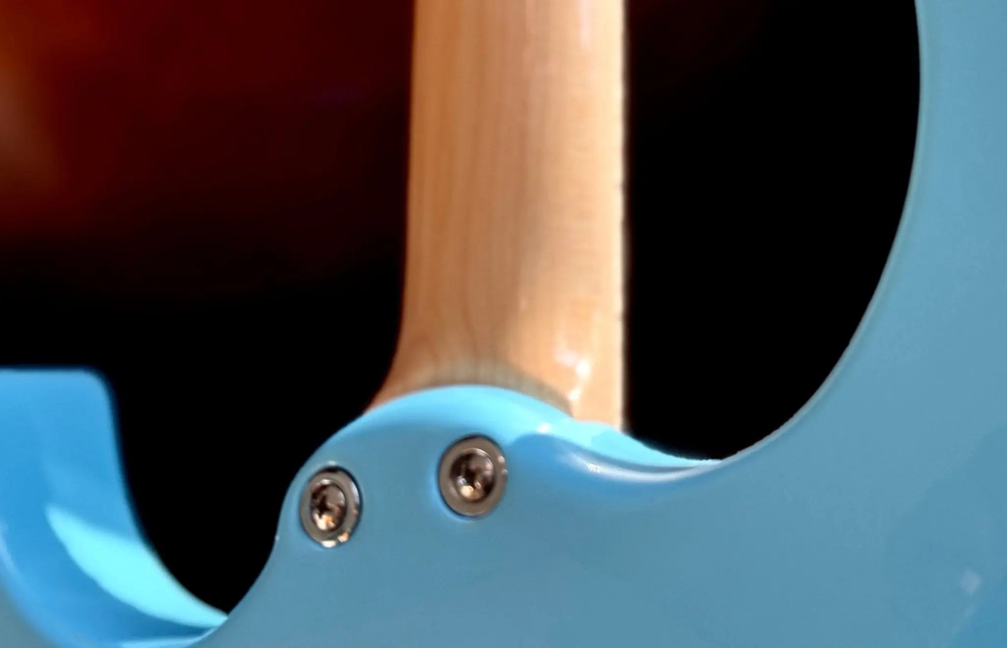 Vintage V6M24 ReIssued Electric Guitar ~ Laguna Blue - Richards Guitars Of Stratford Upon Avon