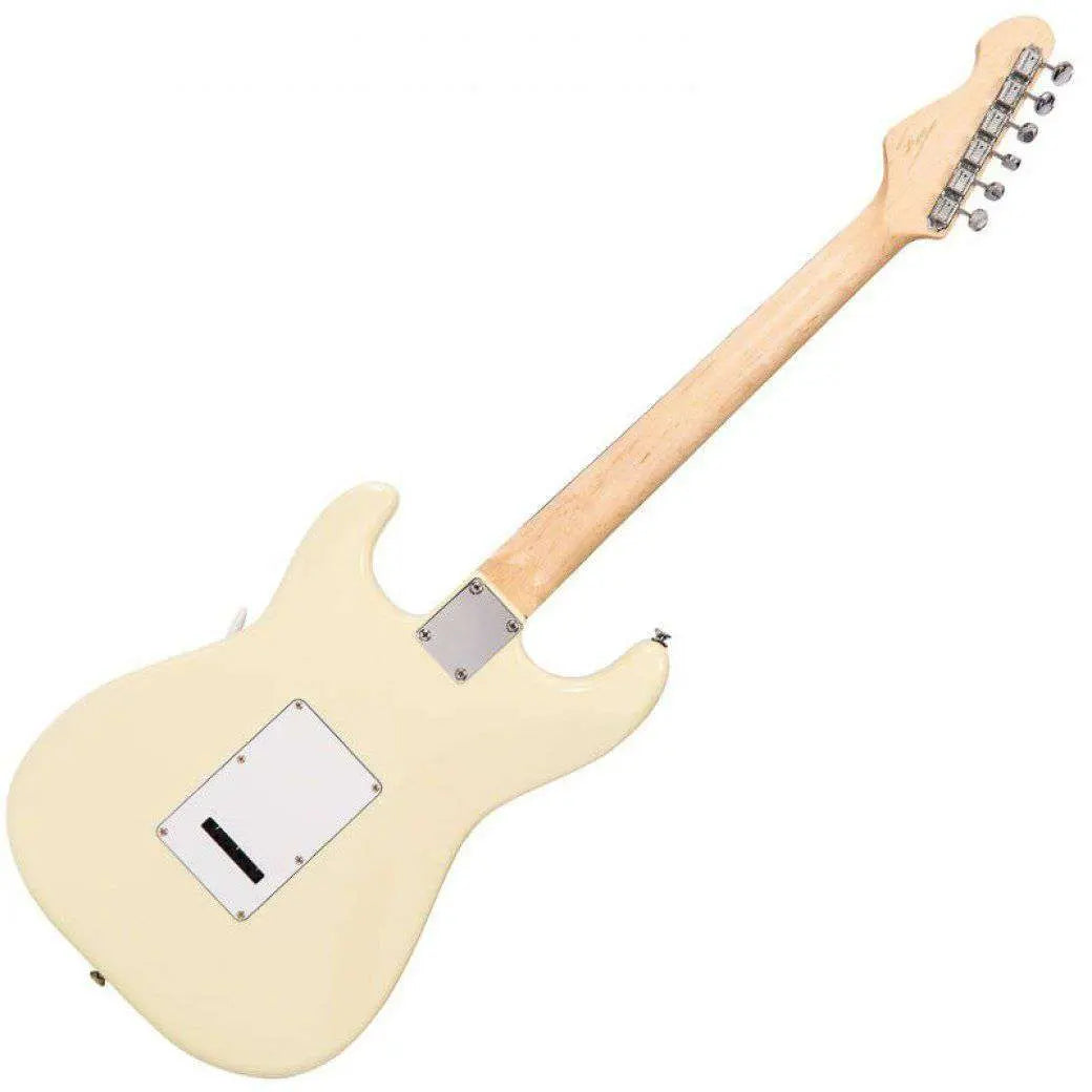 Vintage V6VW ReIssued Electric Guitar ~ Vintage White - Richards Guitars Of Stratford Upon Avon