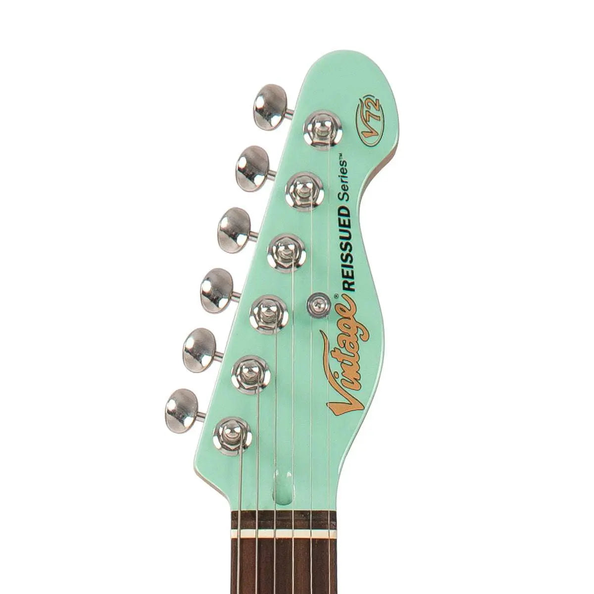 Vintage V72 ReIssued Electric Guitar ~ Ventura Green - Richards Guitars Of Stratford Upon Avon