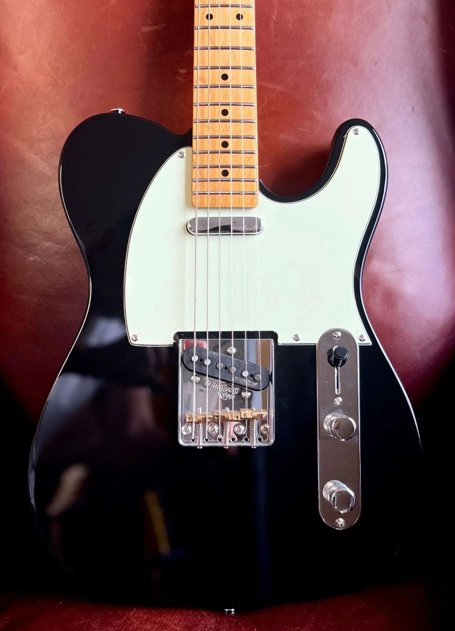 Vintage V75 ReIssued Electric Guitar ~ Boulevard Black - Richards Guitars Of Stratford Upon Avon