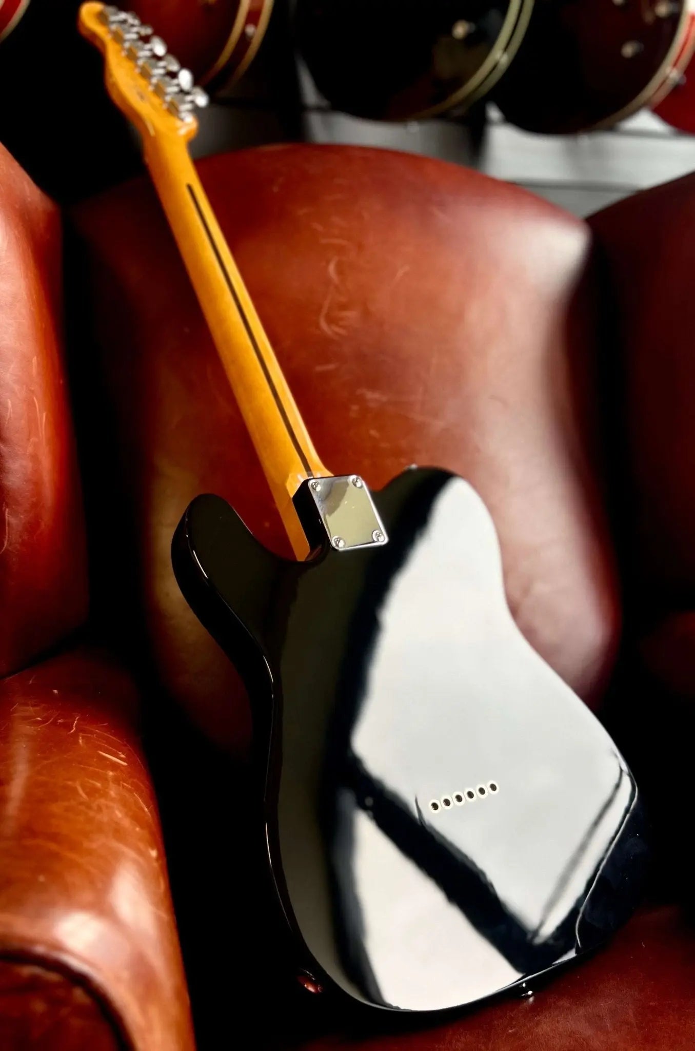 Vintage V75 ReIssued Electric Guitar ~ Boulevard Black - Richards Guitars Of Stratford Upon Avon