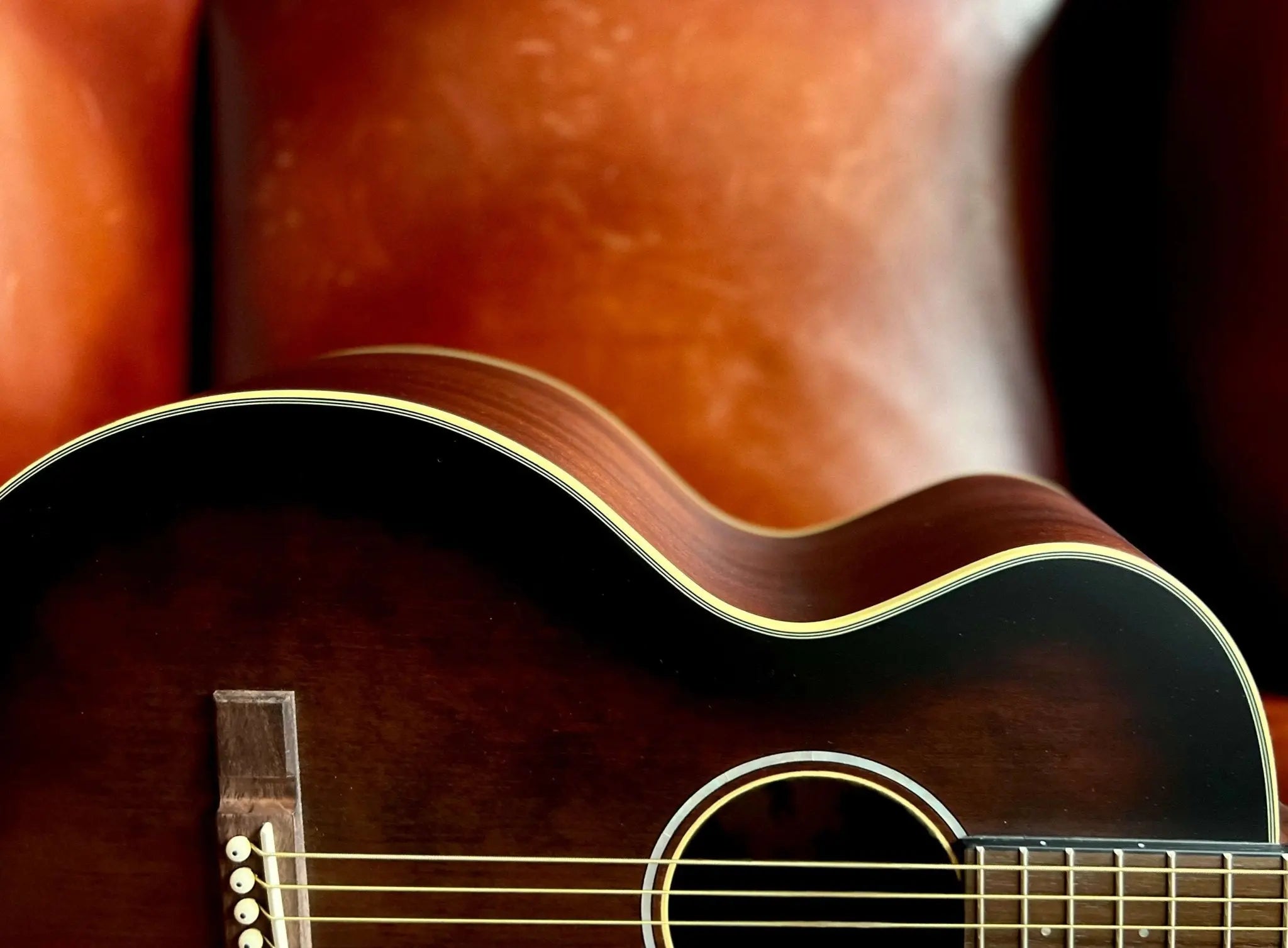 Vintage* V880AQ Historic Series 'Parlour' Acoustic Guitar - Richards Guitars Of Stratford Upon Avon