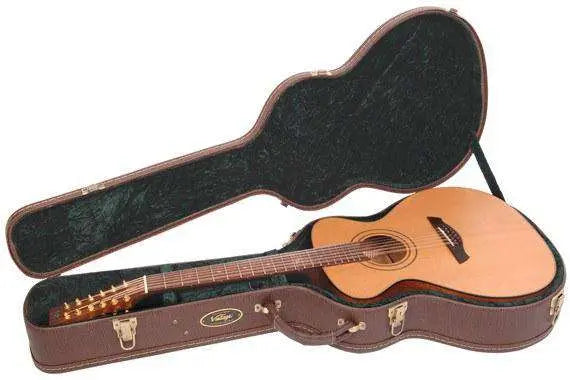 Vintage* VE2000DLX GORDON GILTRAP SIGNATURE DELUXE ELECTRO - ACOUSTIC GUITAR ~ NATURAL SATIN - Richards Guitars Of Stratford Upon Avon