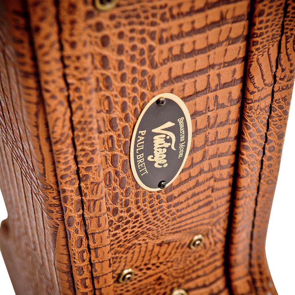 Vintage VE880PB - 12 Paul Brett Signature 12 - String Electro - Acoustic ~ Natural - Richards Guitars Of Stratford Upon Avon