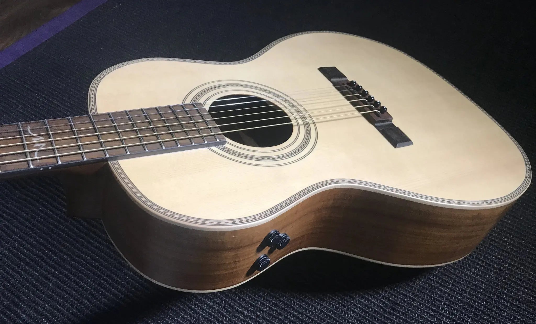 Vintage* VE880PB Paul Brett Signature 6 - String 880 Electro - Acoustic ~ Natural - Richards Guitars Of Stratford Upon Avon