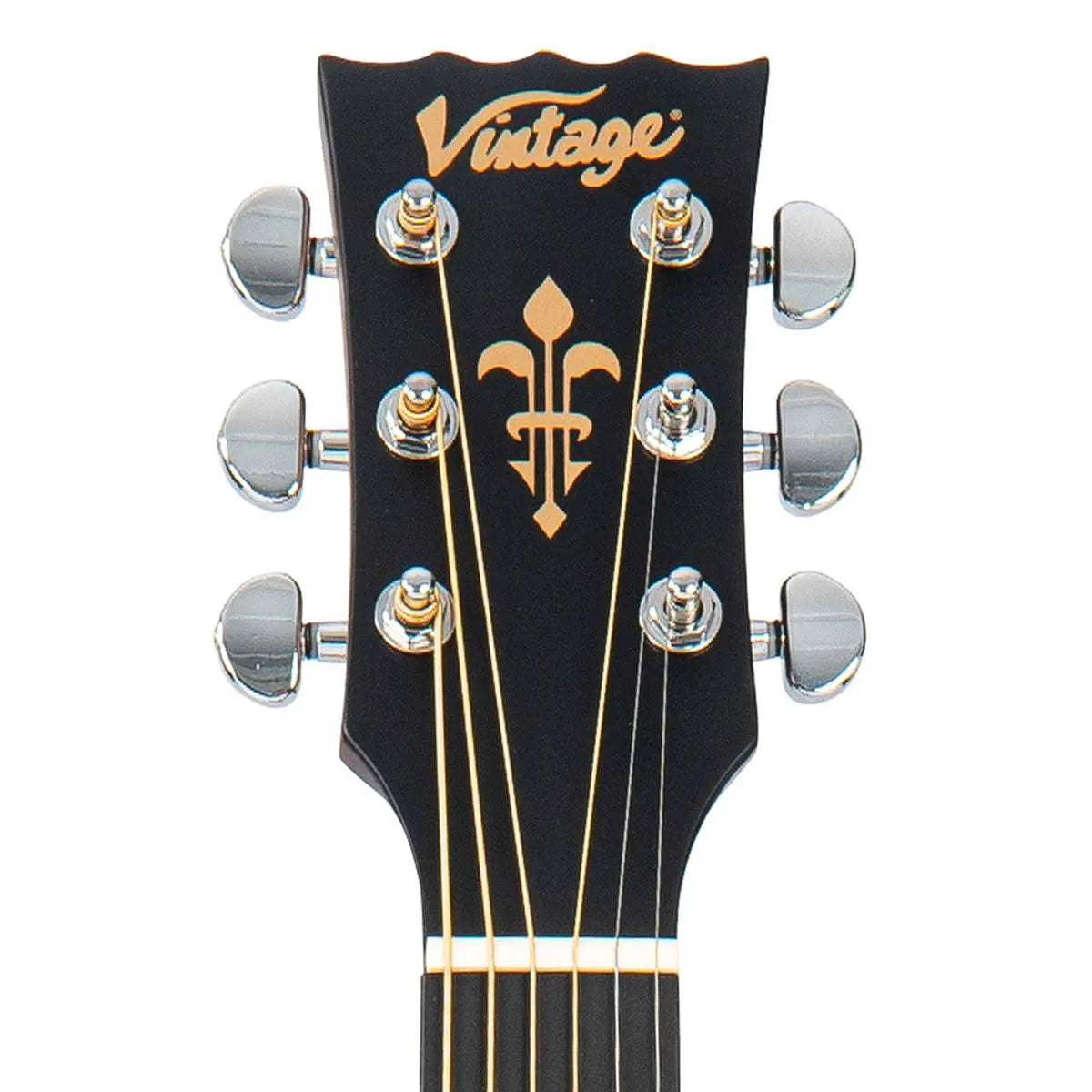 Vintage VEC300SB Stage Series 'Folk' Cutaway Electro - Acoustic Guitar ~ Sunburst - Richards Guitars Of Stratford Upon Avon