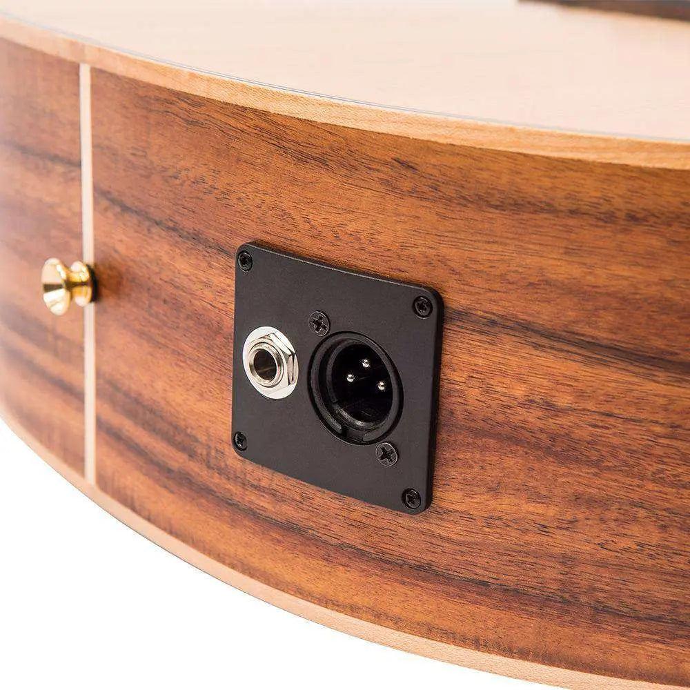 Vintage VGA900RE 'Virtuoso' Electro - Acoustic Folk Guitar ~ Rory Evans Natural - Richards Guitars Of Stratford Upon Avon