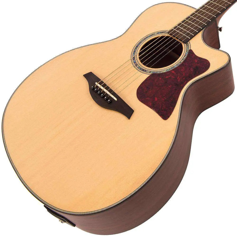 Vintage VGA990 Electro - Acoustic Sweetwater Guitar ~ Natural - Richards Guitars Of Stratford Upon Avon