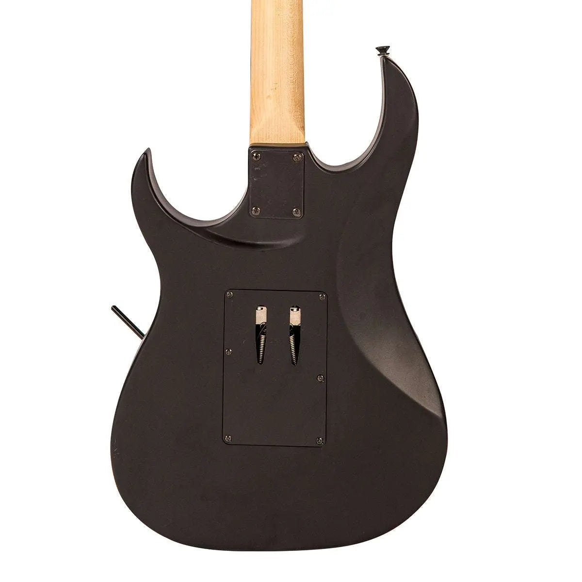 Vintage VMX Series Raider Electric Guitar ~ Satin Black - Richards Guitars Of Stratford Upon Avon