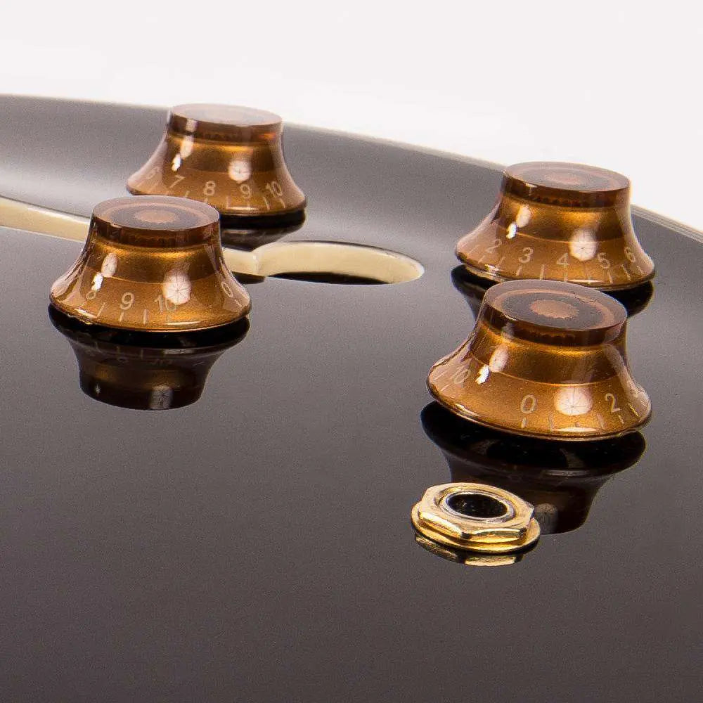 Vintage VSA500 ReIssued Semi Acoustic Guitar ~ Boulevard Black - Richards Guitars Of Stratford Upon Avon