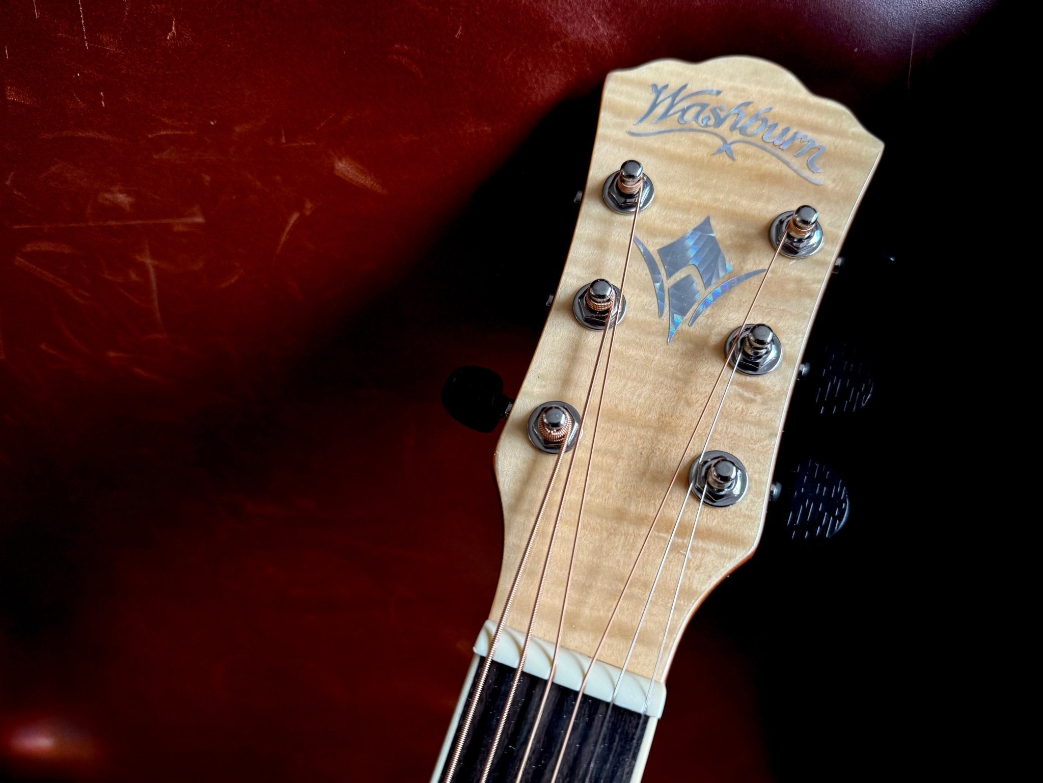 Washburn AG40CE Grand Auditorium - Natural Electro Acoustic Guitar w' £225 Custom Pro Setup Package Included - Richards Guitars Of Stratford Upon Avon