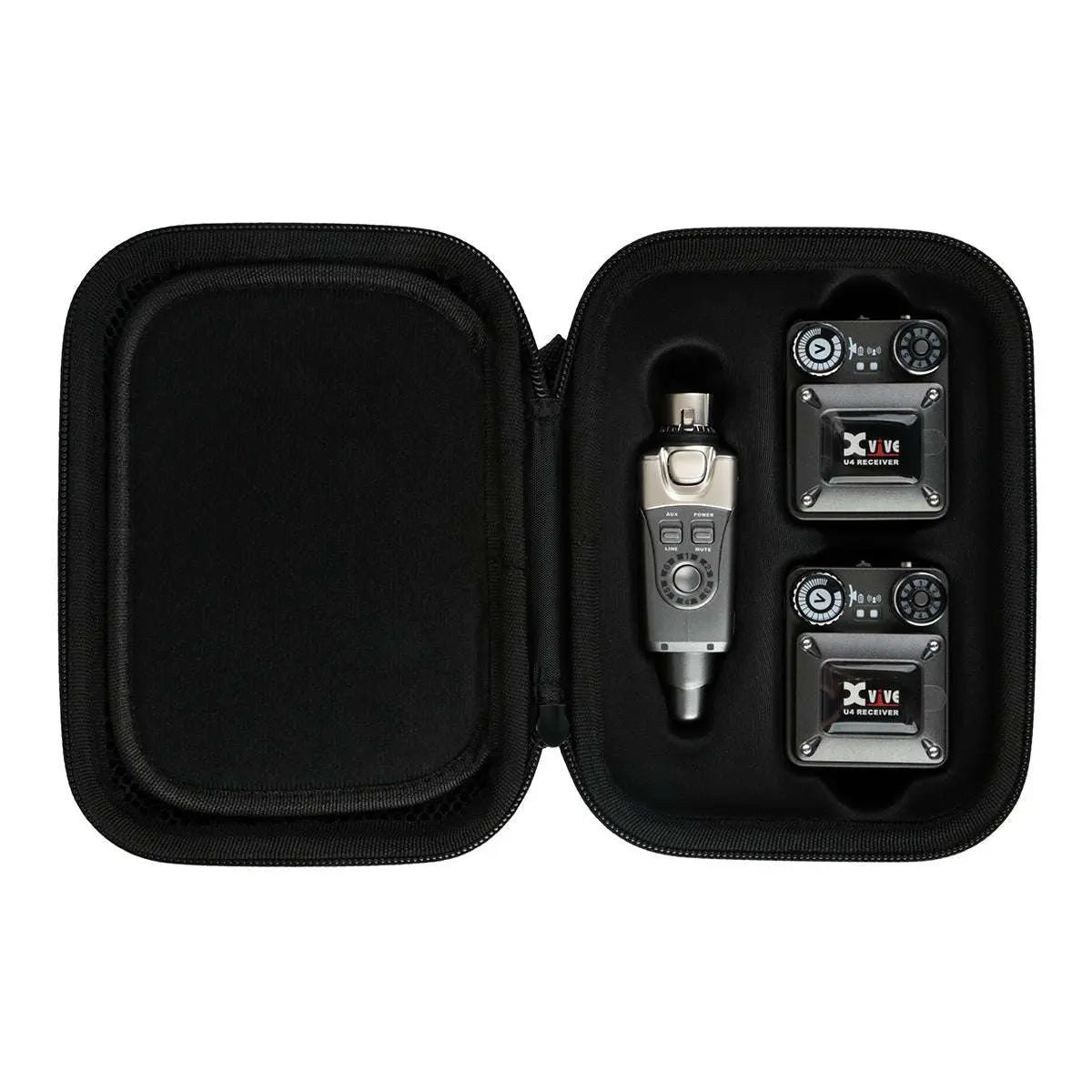 Xvive Travel Case for U4R2 In - Ear Monitor Wireless System (2 Receivers) - Richards Guitars Of Stratford Upon Avon