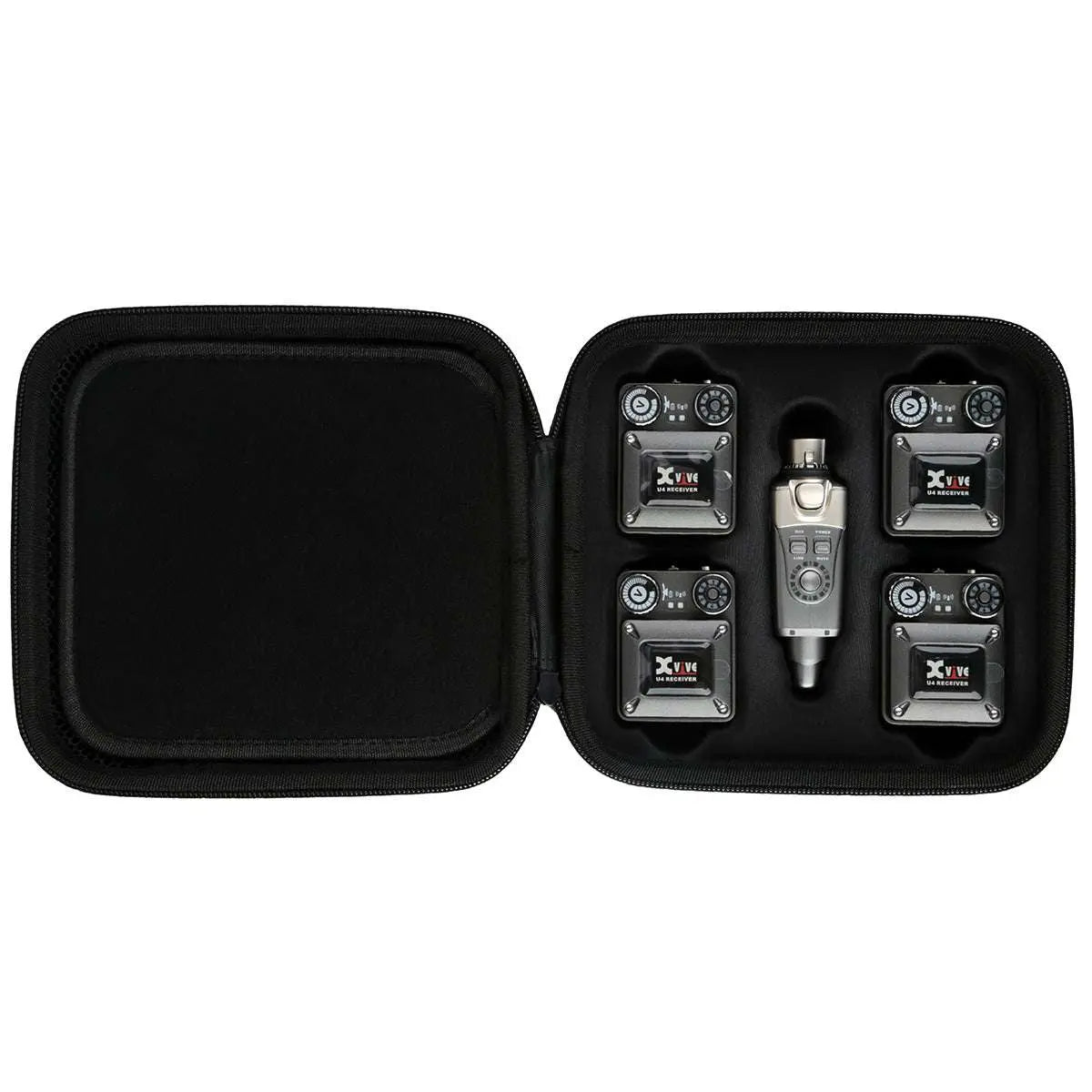 Xvive Travel Case for XU4R4 In - Ear Monitor Wireless System (4 Receivers) - Richards Guitars Of Stratford Upon Avon