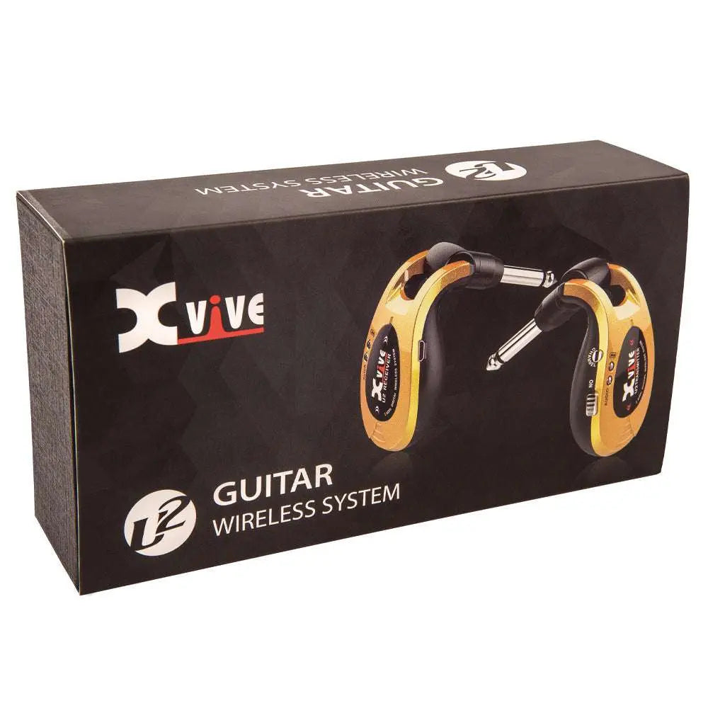 Xvive XU2 Wireless Guitar System ~ Gold - Richards Guitars Of Stratford Upon Avon