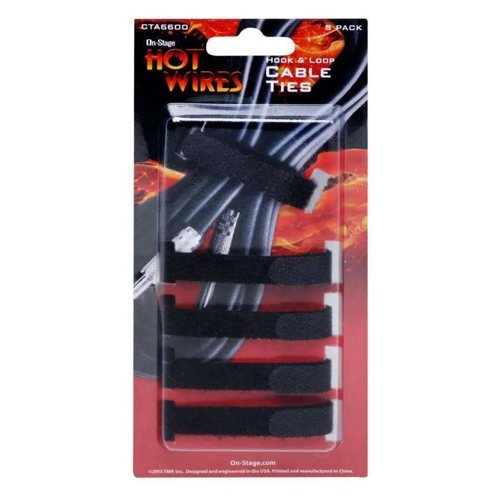 On - Stage Cable Ties ~ 5 Pack - Richards Guitars Of Stratford Upon Avon