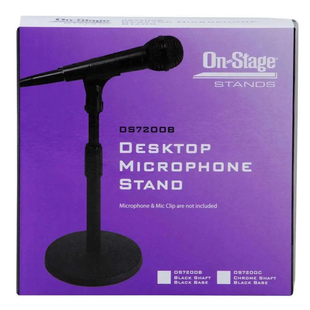 On - Stage Desktop Microphone Stand - Richards Guitars Of Stratford Upon Avon