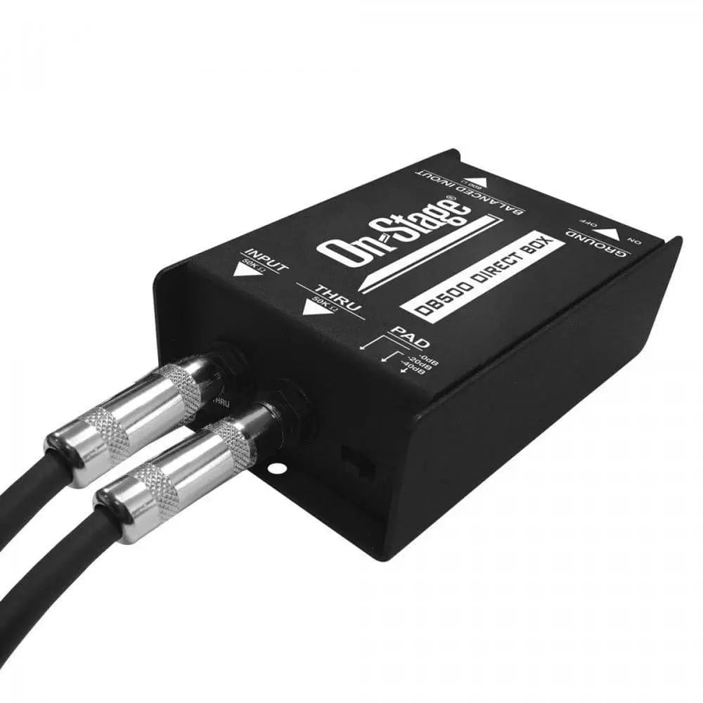 On - Stage Passive Direct Box - Richards Guitars Of Stratford Upon Avon