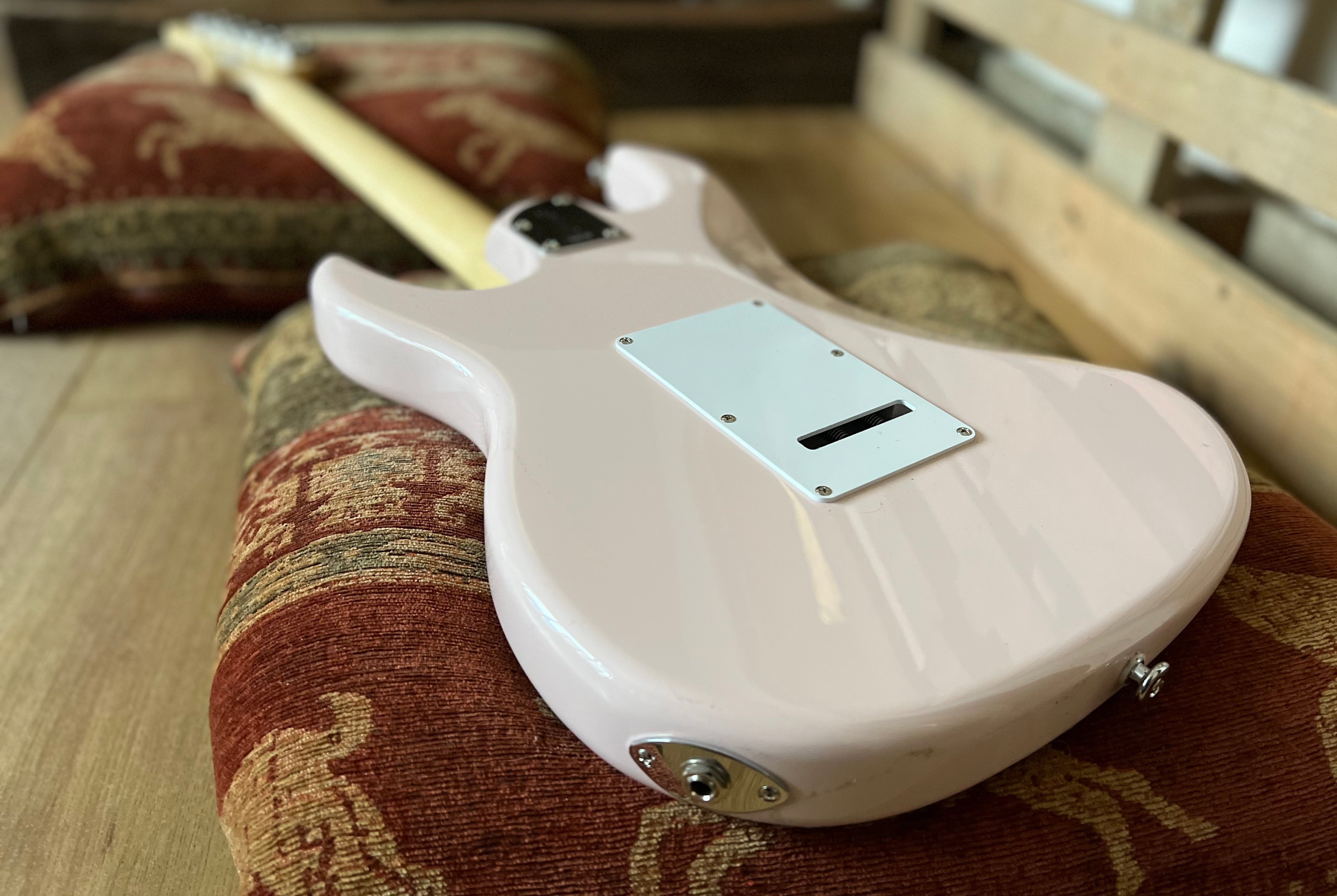 FGN J Standard Odyssey JOS2TDM, Shell Pink With Gig Bag, Electric Guitar for sale at Richards Guitars.