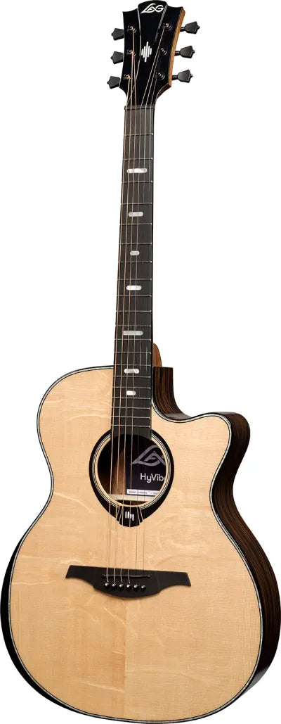 LAG HyVibe 50 H2 - Grand Auditorium Cutaway Electro Acoustic Smart Guitar
