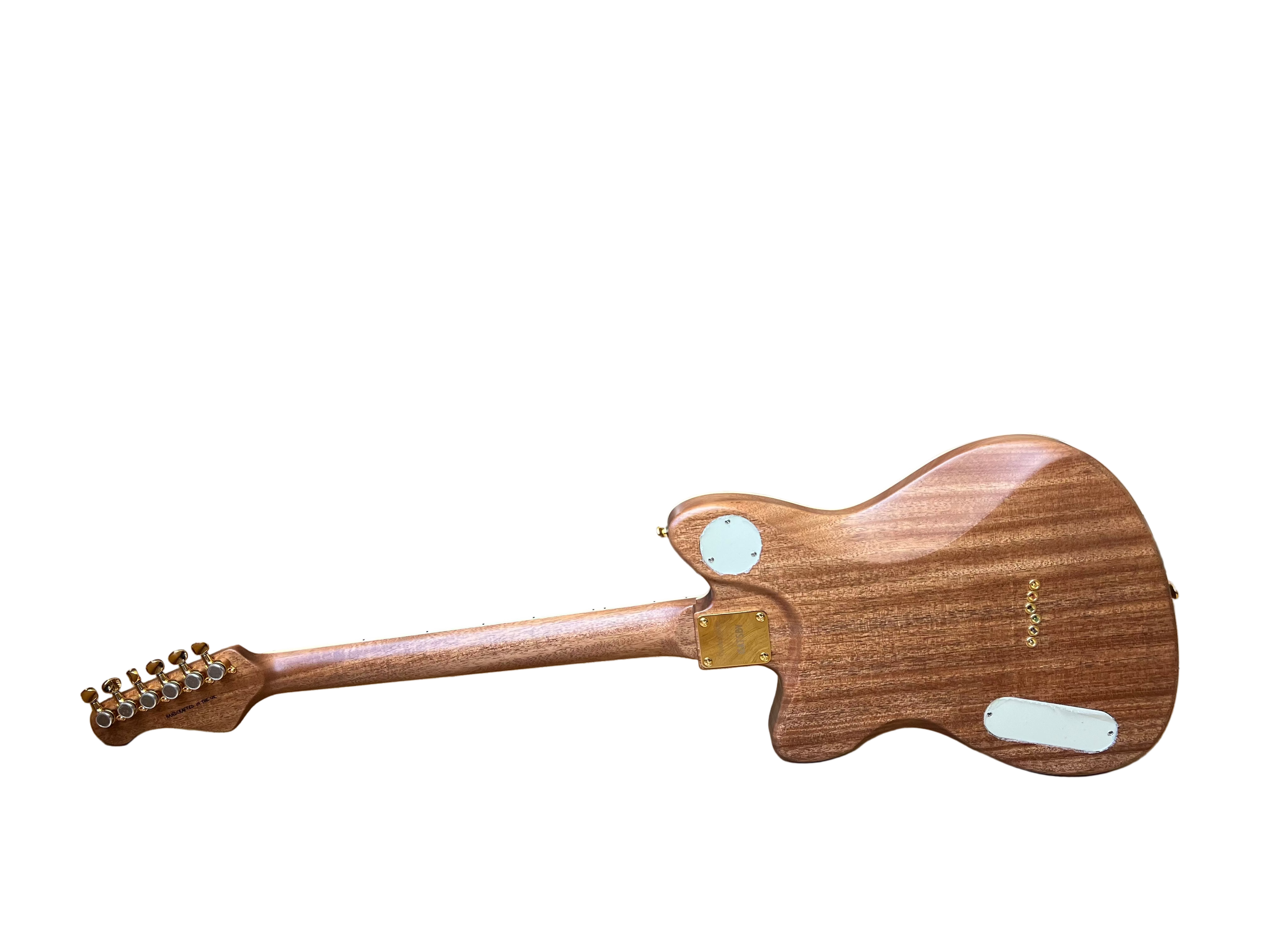 Gordon Smith Gatsby Deluxe Burled Walnut Custom, chitarra elettrica in vendita da Richards Guitars.