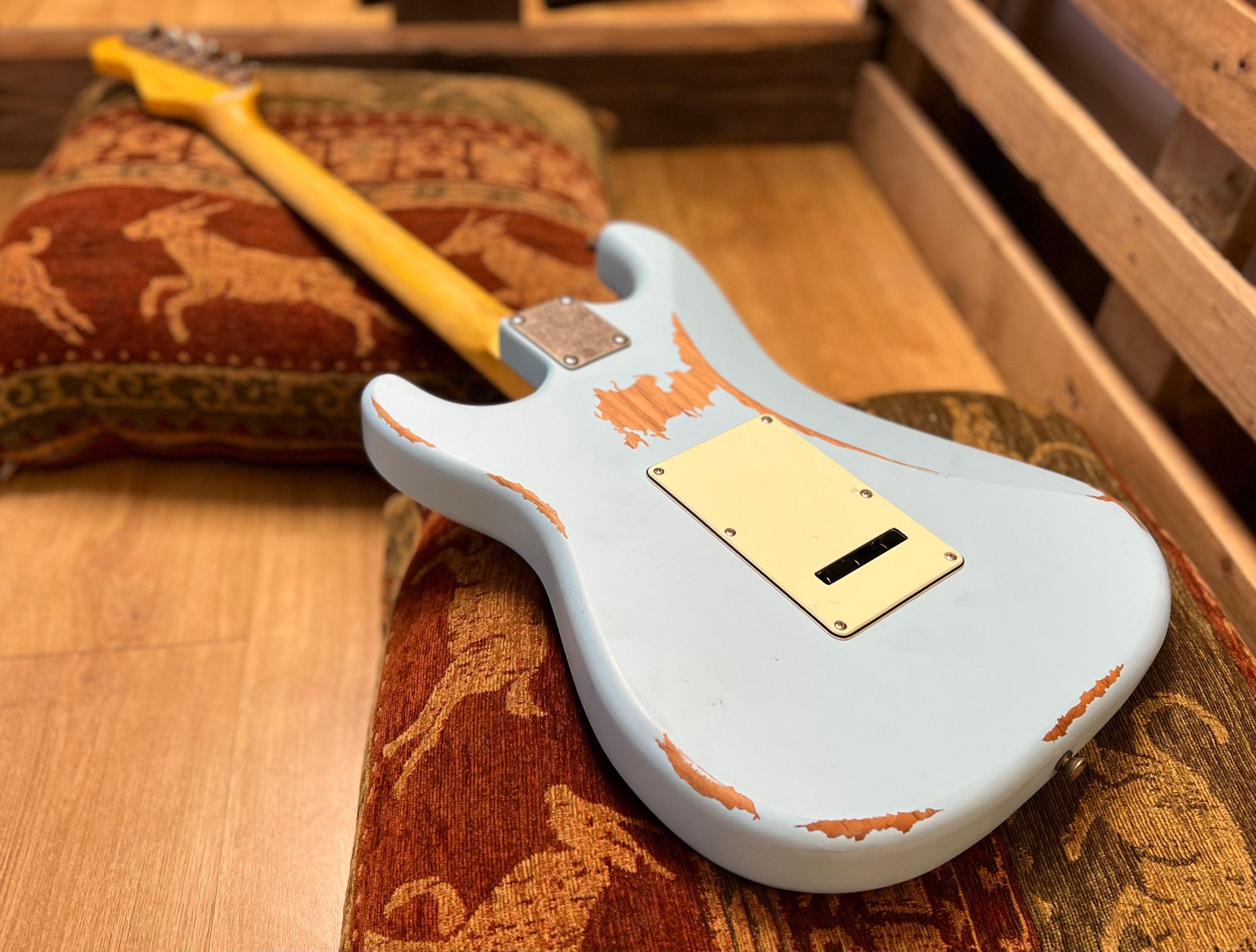 Vintage* V6MRLB Electric Guitar, Electric Guitar for sale at Richards Guitars.