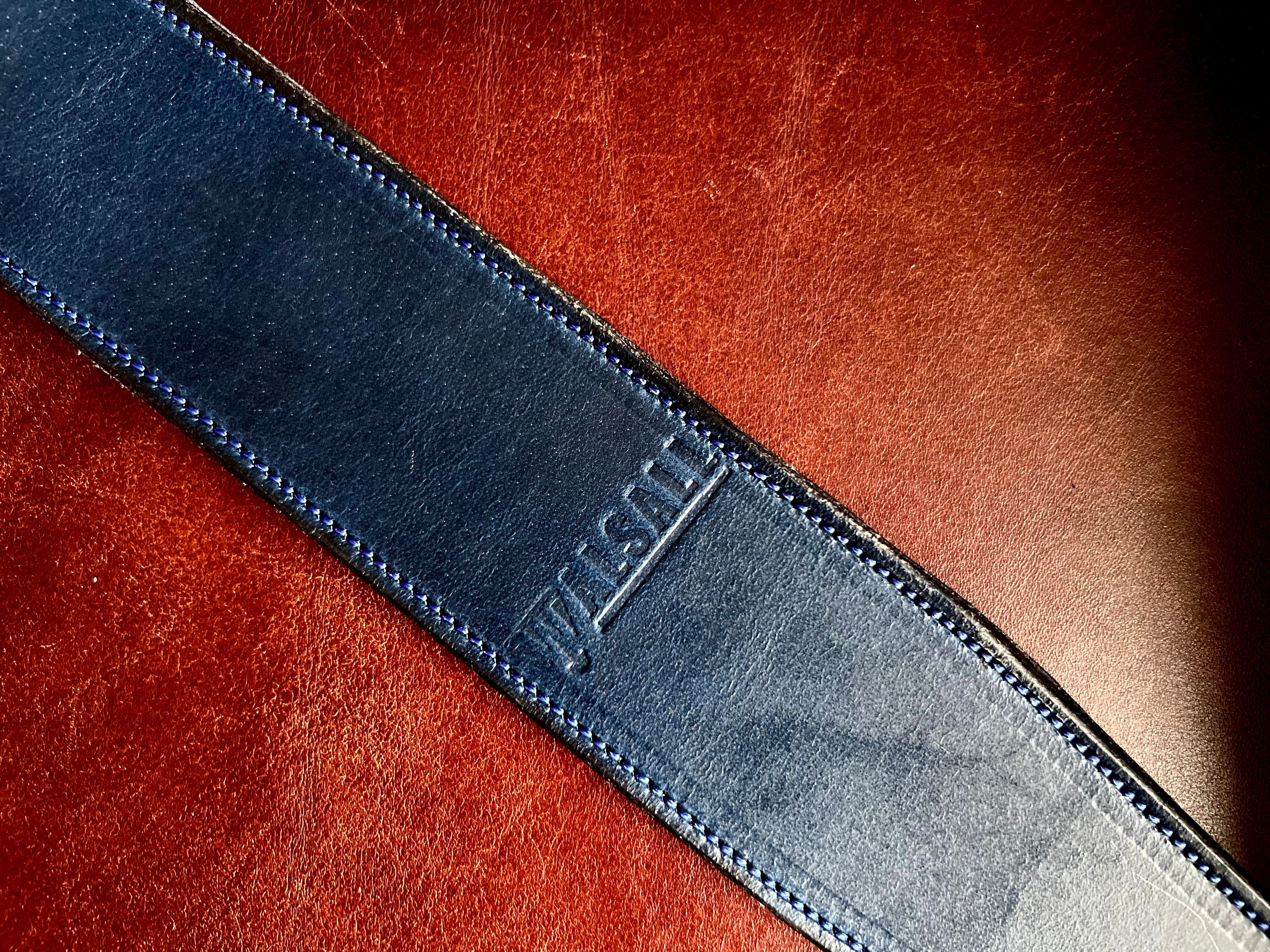 Walsall Hand Made Premium Padded Bridle Leather Guitar Strap ( Just £79 when bought with a guitar saving £40), Straps for sale at Richards Guitars.