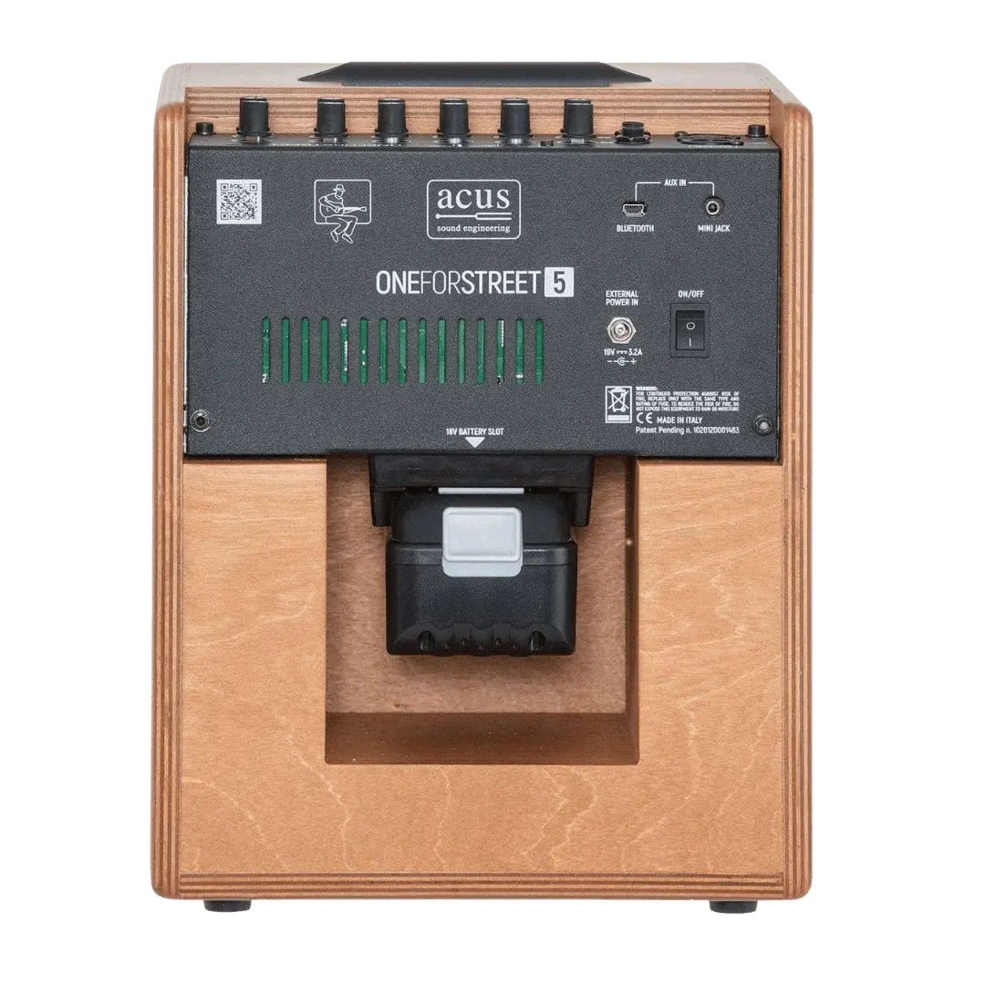 Acus ONEFORSTREET 5 Electro Acoustic Guitar Amp (Mains & Battery Powered) - Richards Guitars Of Stratford Upon Avon