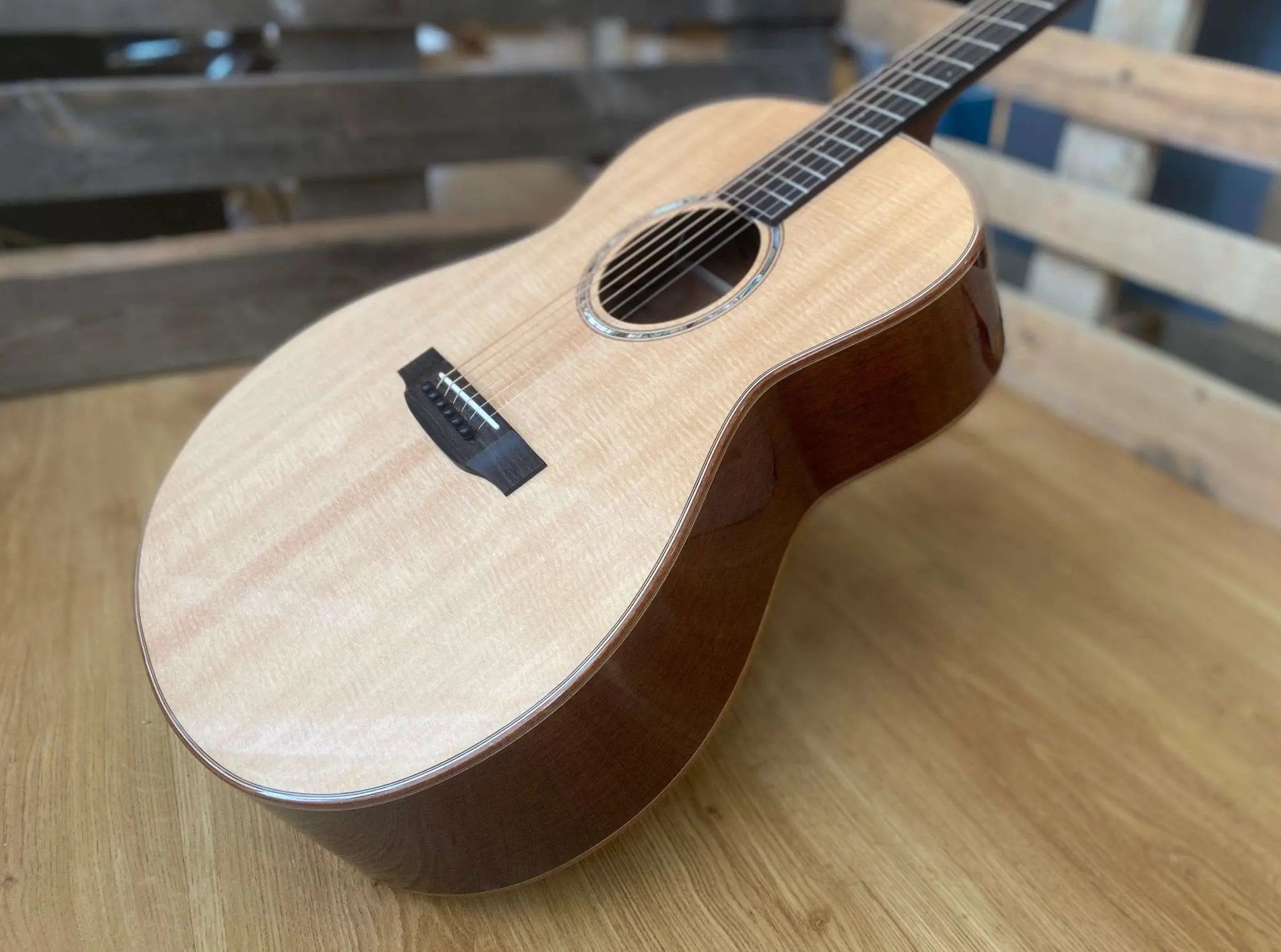Auden Austin Mahogany Series Electro Acoustic – Spruce Full Body - Richards Guitars Of Stratford Upon Avon