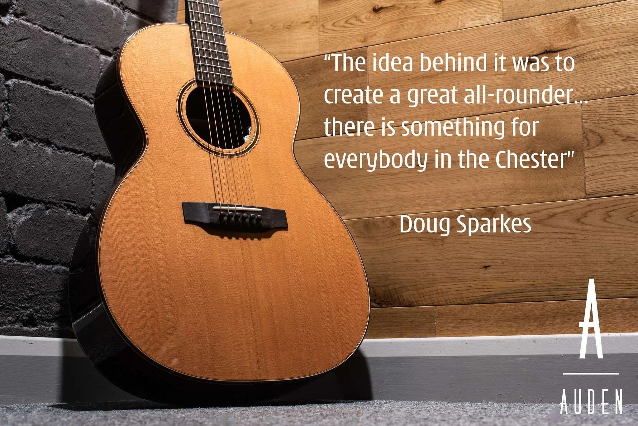 Auden Chester Rosewood Series Fully Body Cedar Top Electro Acoustic Guitar - Richards Guitars Of Stratford Upon Avon