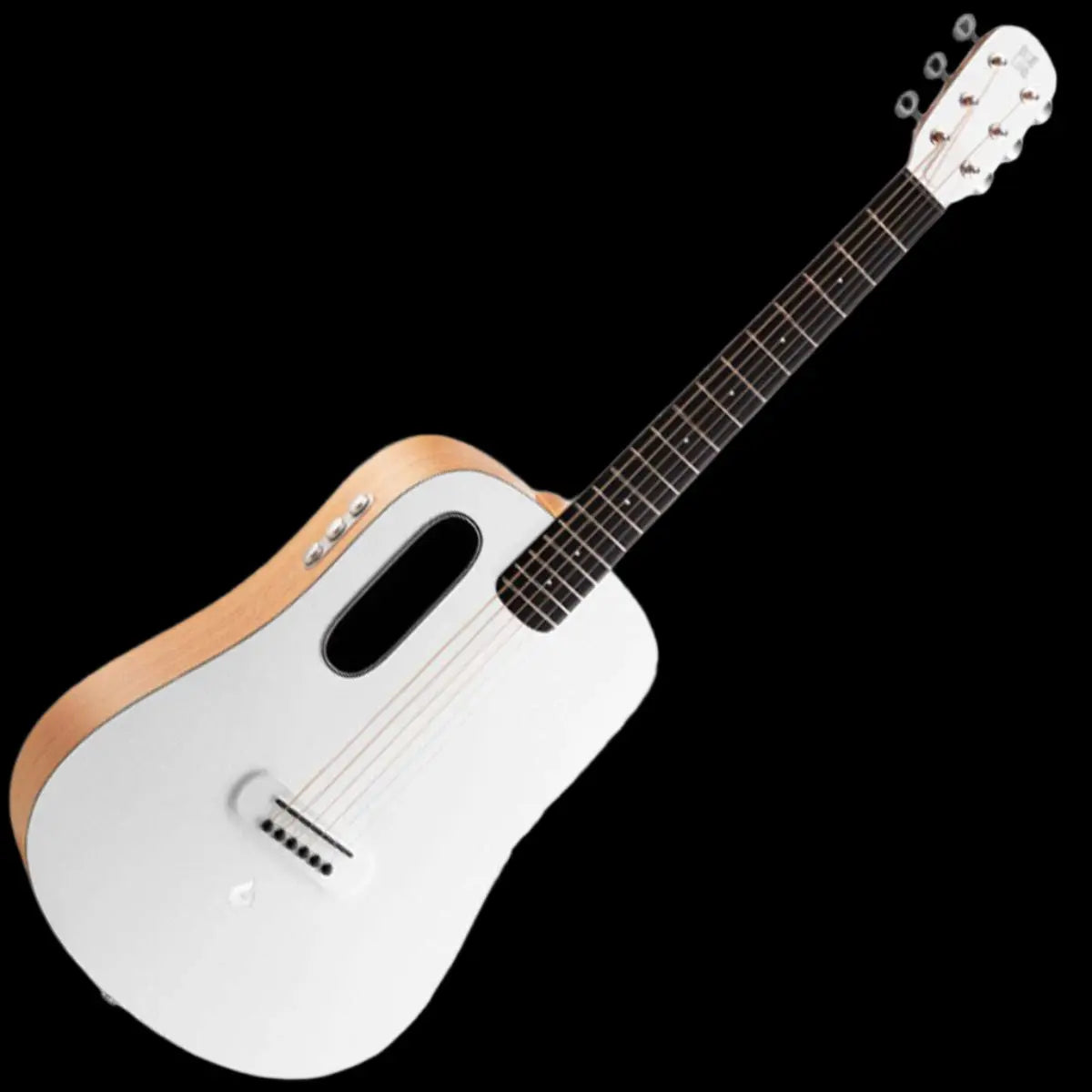 BLUE LAVA Original Freeboost with Airflow Bag ~ Frost White / Walnut - Richards Guitars Of Stratford Upon Avon