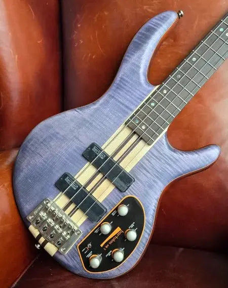 Cort A4 Plus FMMH Open Pore Blue Black - Richards Guitars Of Stratford Upon Avon