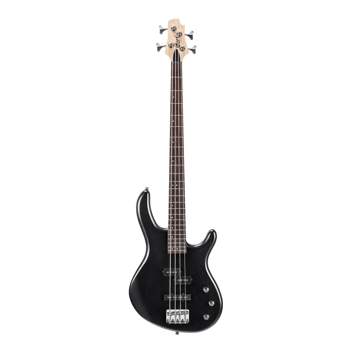 Cort Action PJ, Open Pore Black Bass Guitar - Richards Guitars Of Stratford Upon Avon