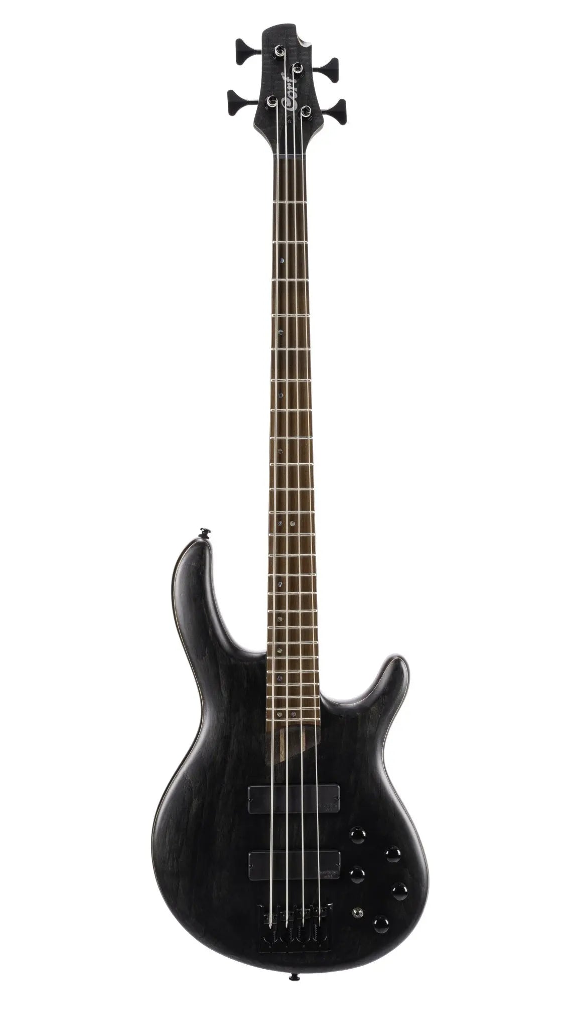 Cort B4 Element Open Pore Trans Black - Richards Guitars Of Stratford Upon Avon