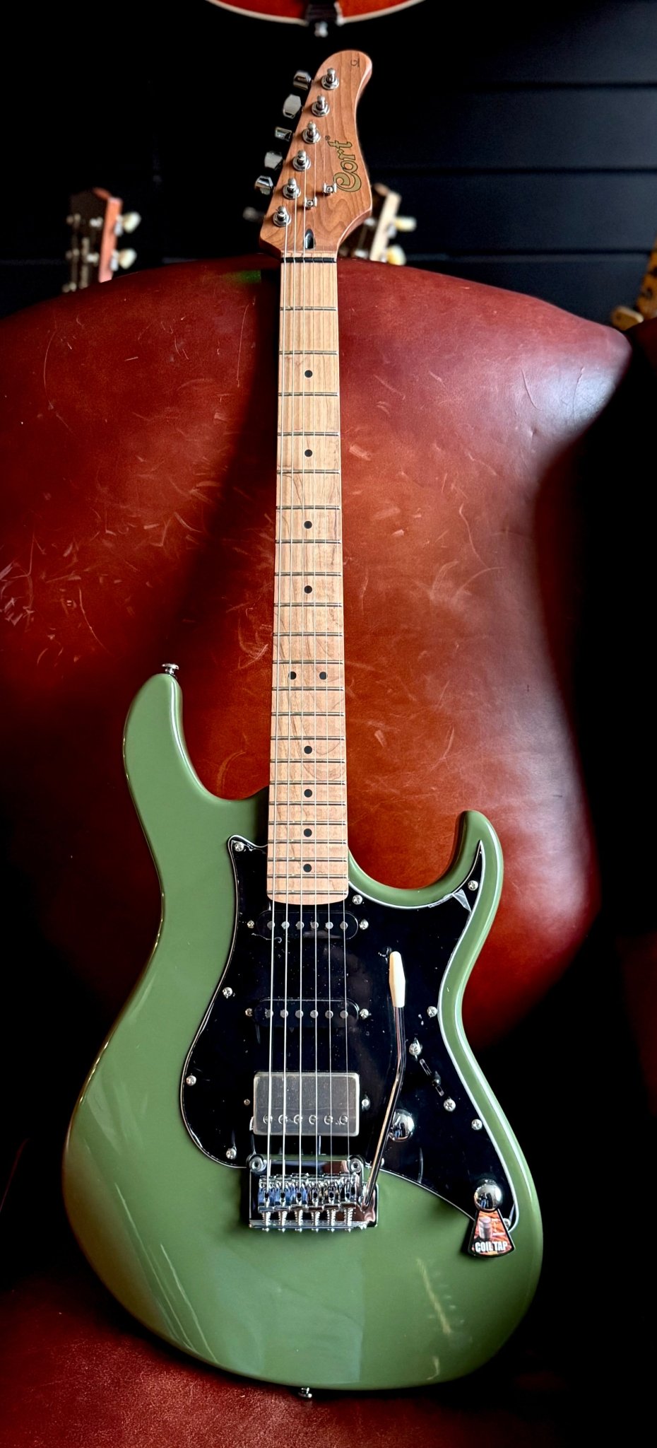 Cort G250 SE Olive Dark Green - Richards Guitars Of Stratford Upon Avon