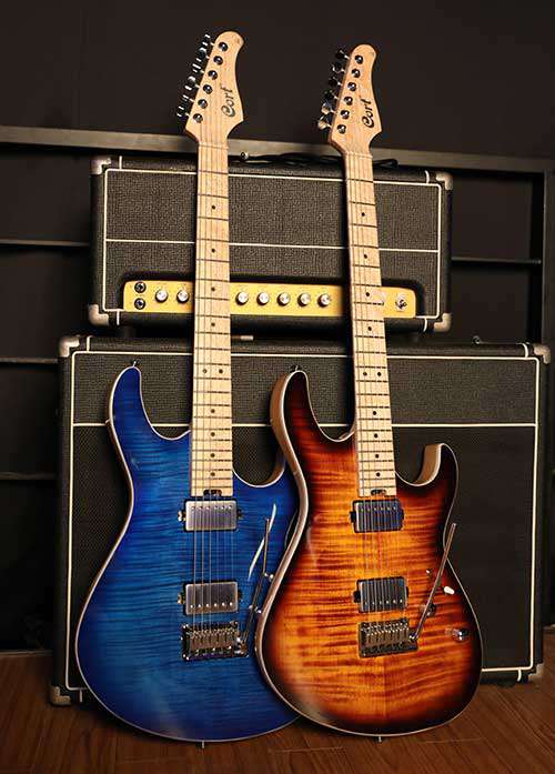 Cort G290 FAT II Bright Blue Burst - Richards Guitars Of Stratford Upon Avon