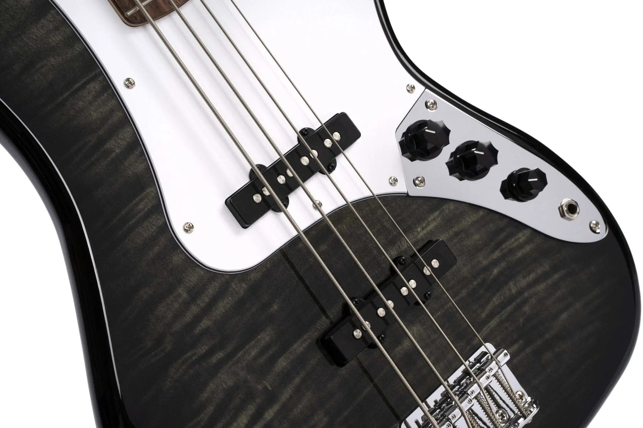 Cort GB24JJ Trans Black - Richards Guitars Of Stratford Upon Avon