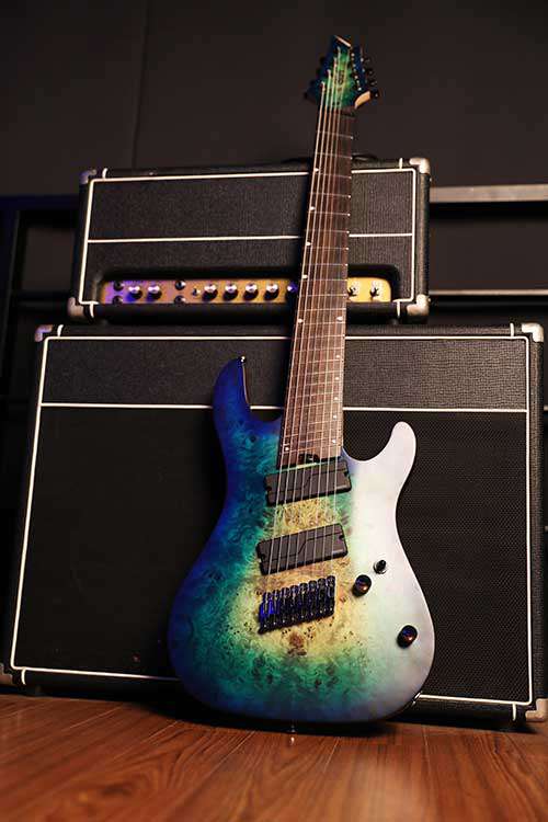 Cort KX508MS Marina Blue Burst - Richards Guitars Of Stratford Upon Avon