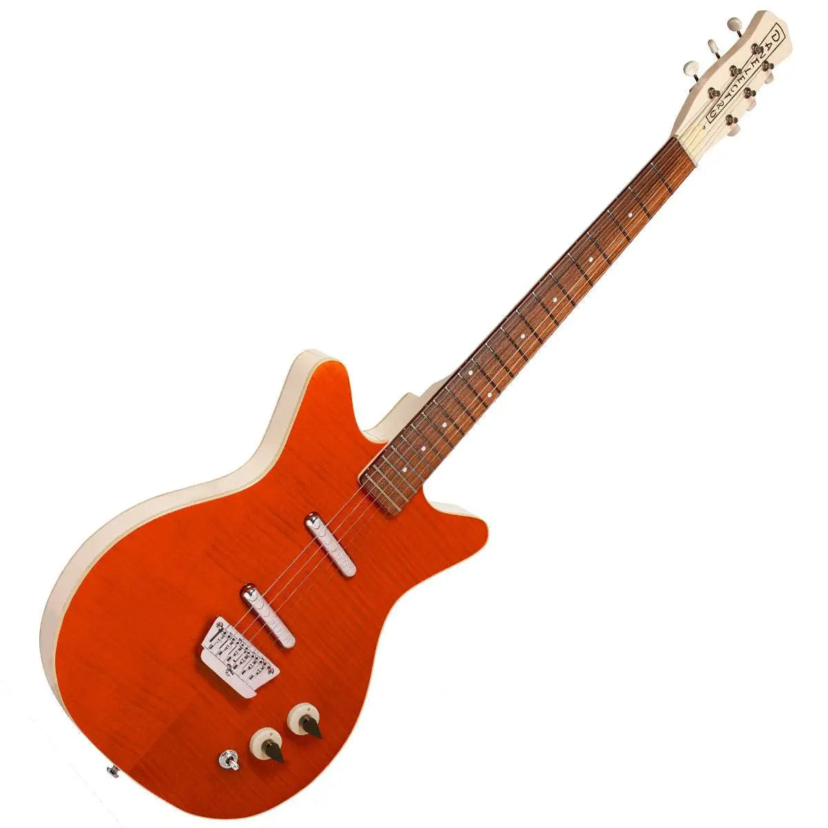 Danelectro '59 Divine Electric Guitar ~ Flame Maple - Richards Guitars Of Stratford Upon Avon